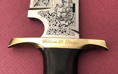 Aurum Etched Texas Ranger Bowie - 3