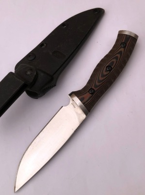 Buck 853 Micarta Handle Drop Point Hunter - 2