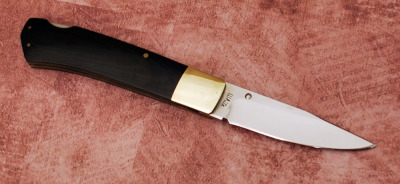 White Handmade Micarta Folder