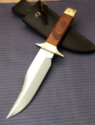 Smith & Wesson 1652 Wood Handle Bowie - 2