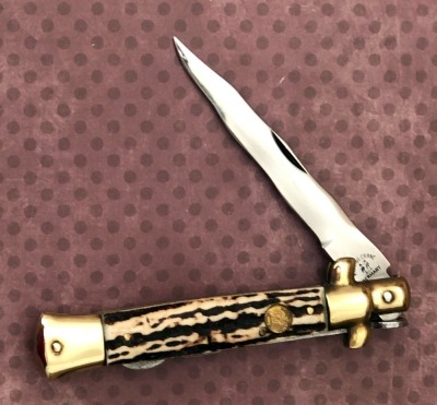 Kissing Crane German Stag Stiletto