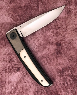 Klotzli Collection Walker Design Bone Handle Locking Liner - 2