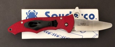 Spyderco Red Gunting Trainer* MultiPar bidding. See Lot 450 for details - 2