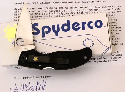 Spyderco Calypso Jr* MultiPar bidding. See Lot 450 for details - 2
