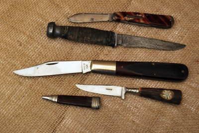 Group of Four Various Vintage knives