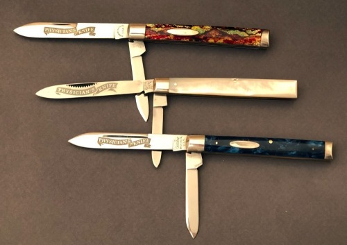 Trio of Physicians Knives