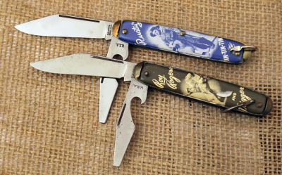 Roy Rodgers & Trigger and Rin-Tin-Tin & Rusty Vintage knives