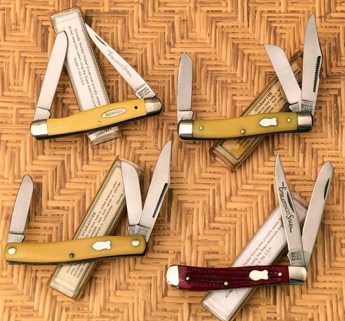 Four Pre-1972 Schrade Walden