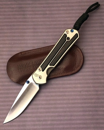Chris Reeves Idaho Made Titanium With Wood Frame lock