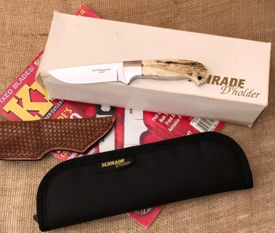 Schrade USA D'holder SDH1 Drop Point Hunter - 2