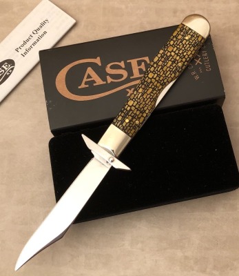 Case Laser Cut Bone 6111 1/2ss Cheetah - 2