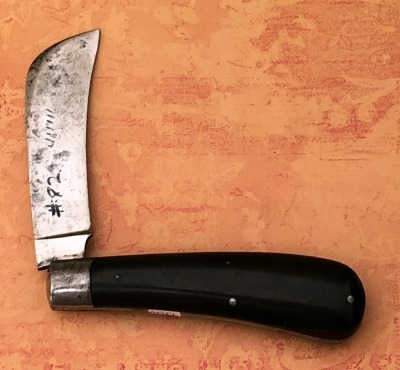 Waterville Cutlery Co Wood Hawkbill - 2