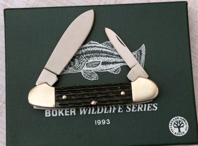 Boker Wildlife Series Green Bone Canoe - 2