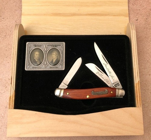 Schrade USA Lewis & Clark Expedition 200th Anniversary Commemorative Wood Stockman