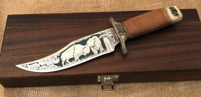 Aurum Etching Wood "Right to Keep and Bear Arms" and "Monarch of the Plains" - 2