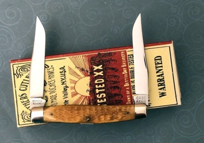 Case Classics Antique Green Bone 620093 Muskrat 1995 - 2