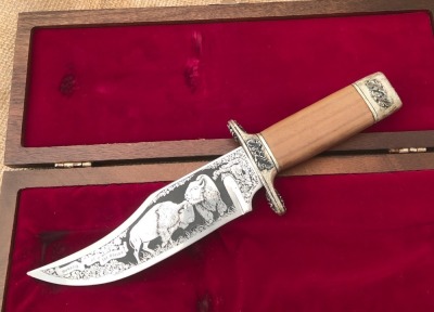 Aurum Etching Wood "Right to Keep and Bear Arms" and "Monarch of the Plains" - 2