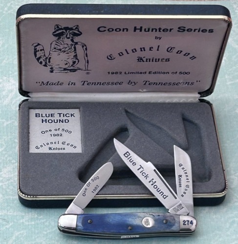 Colonel Coon Blue Tick Hound Blue Bone Stockman