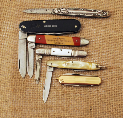 Six Vintage Starter Knives for New Collectors