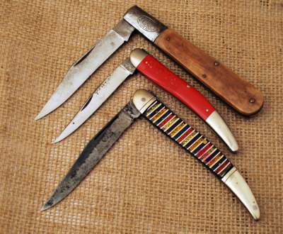 Toothpicks and Daddy Barlow Vintage Knives