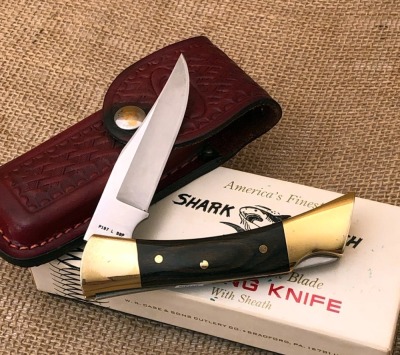 Case Five Dot Shark Tooth Lockback - 2