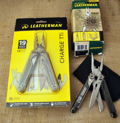 Leatherman Chare and 20th Anniversary Wave