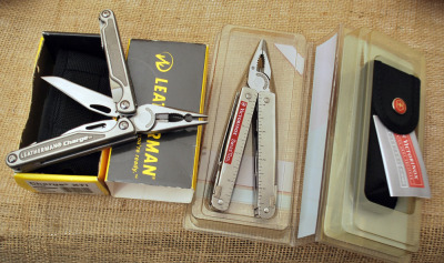 Leatherman Charge IT and Victorinox Swiss Tool