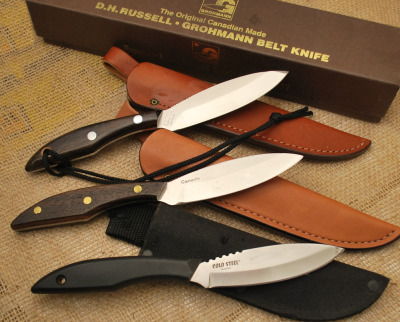 Three Different Takes on the Russell Belt Knife