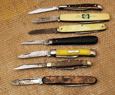 Seven Vintage Knives