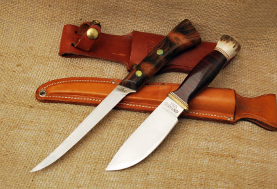 Two USA Made Knives: Western Boulder & Ontario