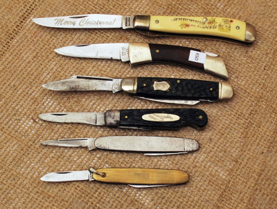 Six Mesc. Vintage Knives