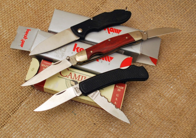 Three Lockback Knives