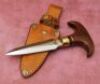 John Nelson Cooper Micarta Push Dagger with Sheath - 2