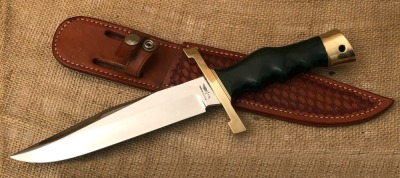 Gil Hibben Silver Dollar City Micarta Bowie