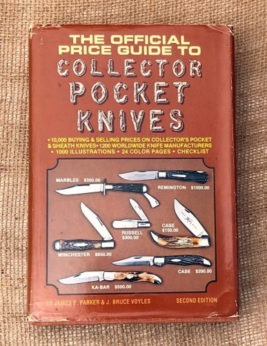 Parker and Voyles Signed First Edition of Official Price Guide to Collector Knives 1979