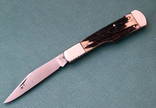 Bob Cargill Gunstock Stag Bolster Lock