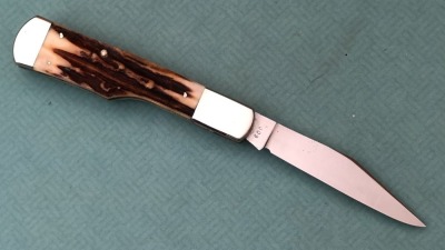 Bob Cargill Gunstock Stag Bolster Lock - 2