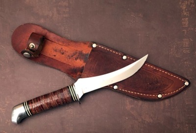 Schrade Walden 137 Leather Hunter - 2