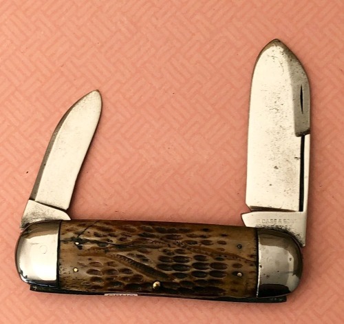 WR Case & Sons 1905-1914 Bone Sunfish 6250 double pull