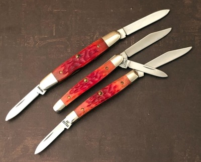 Three Case Red Bone Centennial : Premium Jack, Eisenhower, and Small Pen - 2
