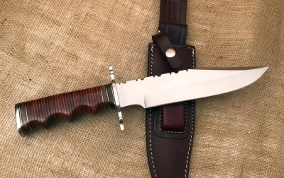 Impact Knives Leather Bowie - 2