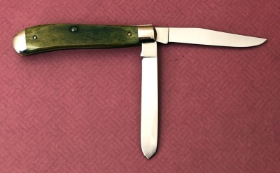 Schrade USA 285UH Green Bone Trapper - 2