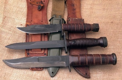 Three Military Knives