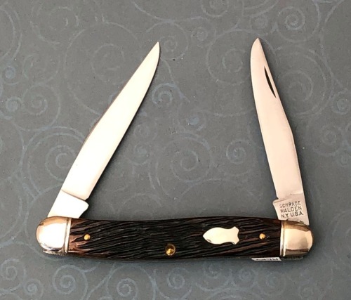Schrade Walden Peachseed Bone Muskrat