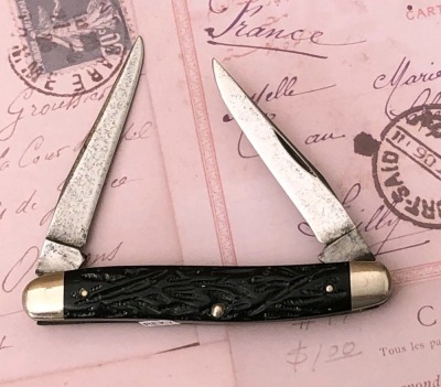 Case XX 1940-65 Rough Black Muskrat - 2