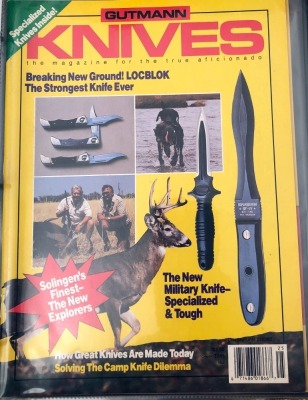 Binder with Gutmann Knife Annuals from 1980-1993 - 11