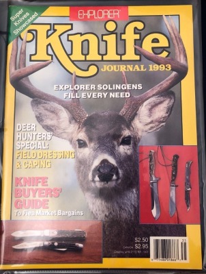 Binder with Gutmann Knife Annuals from 1980-1993 - 12
