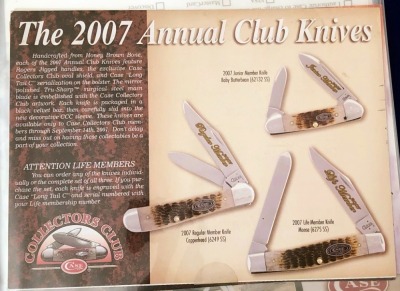 Case Club Newsletter and Case Club Knife Offer Brochures - 12