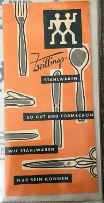 Lot of J.A. Henckels Zwilling's Catalogs all In German - 2