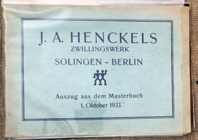 Lot of J.A. Henckels Zwilling's Catalogs all In German - 5